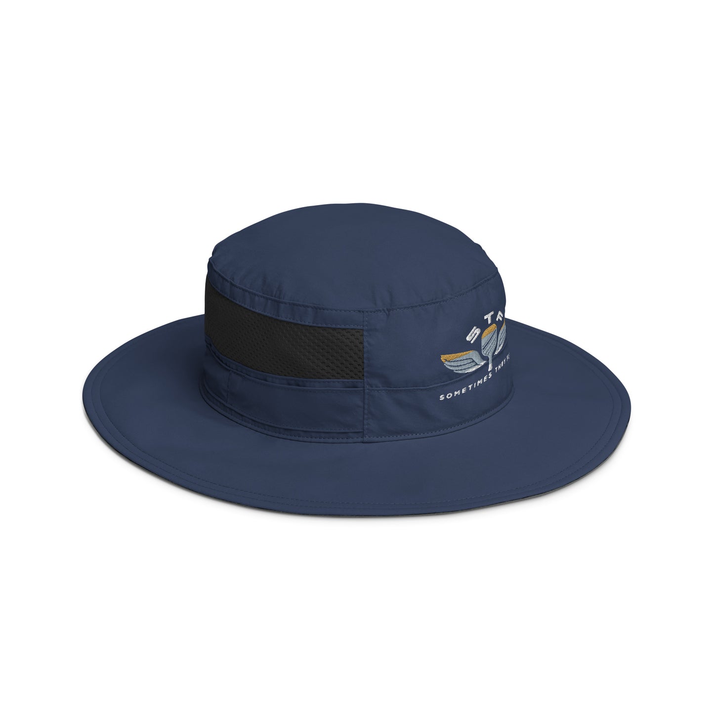 Sometimes They Fly columbia bucket hat for aggressive pickleball