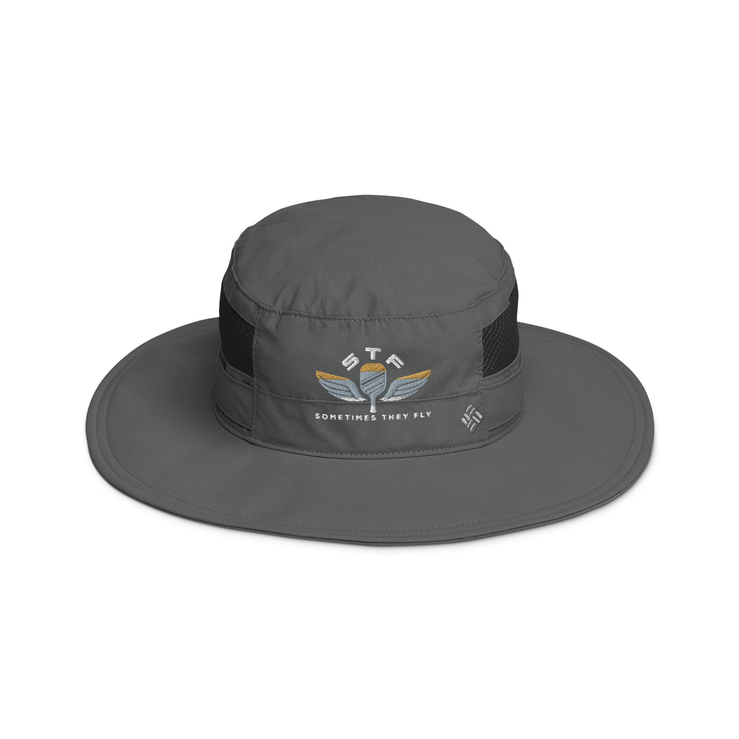 Sometimes They Fly columbia bucket hat for aggressive pickleball