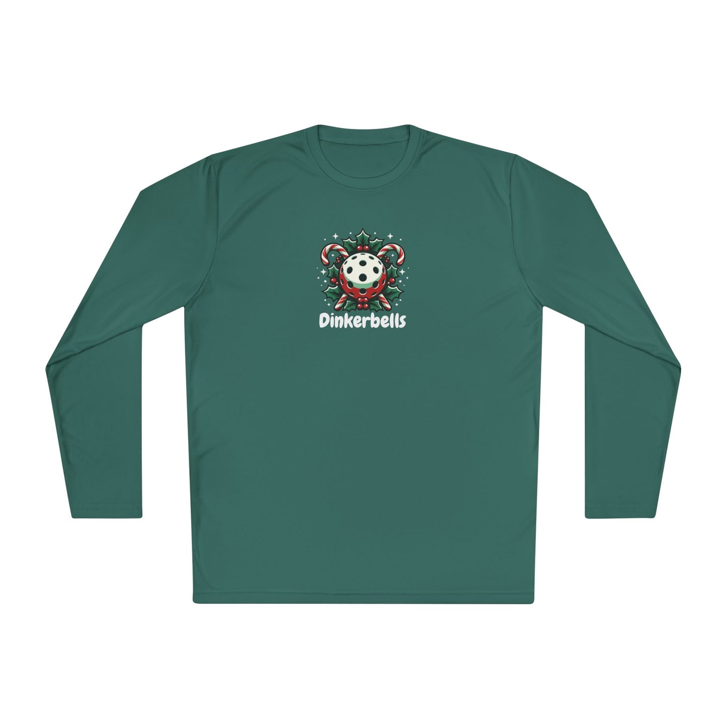Pickleball Athletic Long Sleeve "Dinkerbells" Tee — Lightweight Performance Shirt