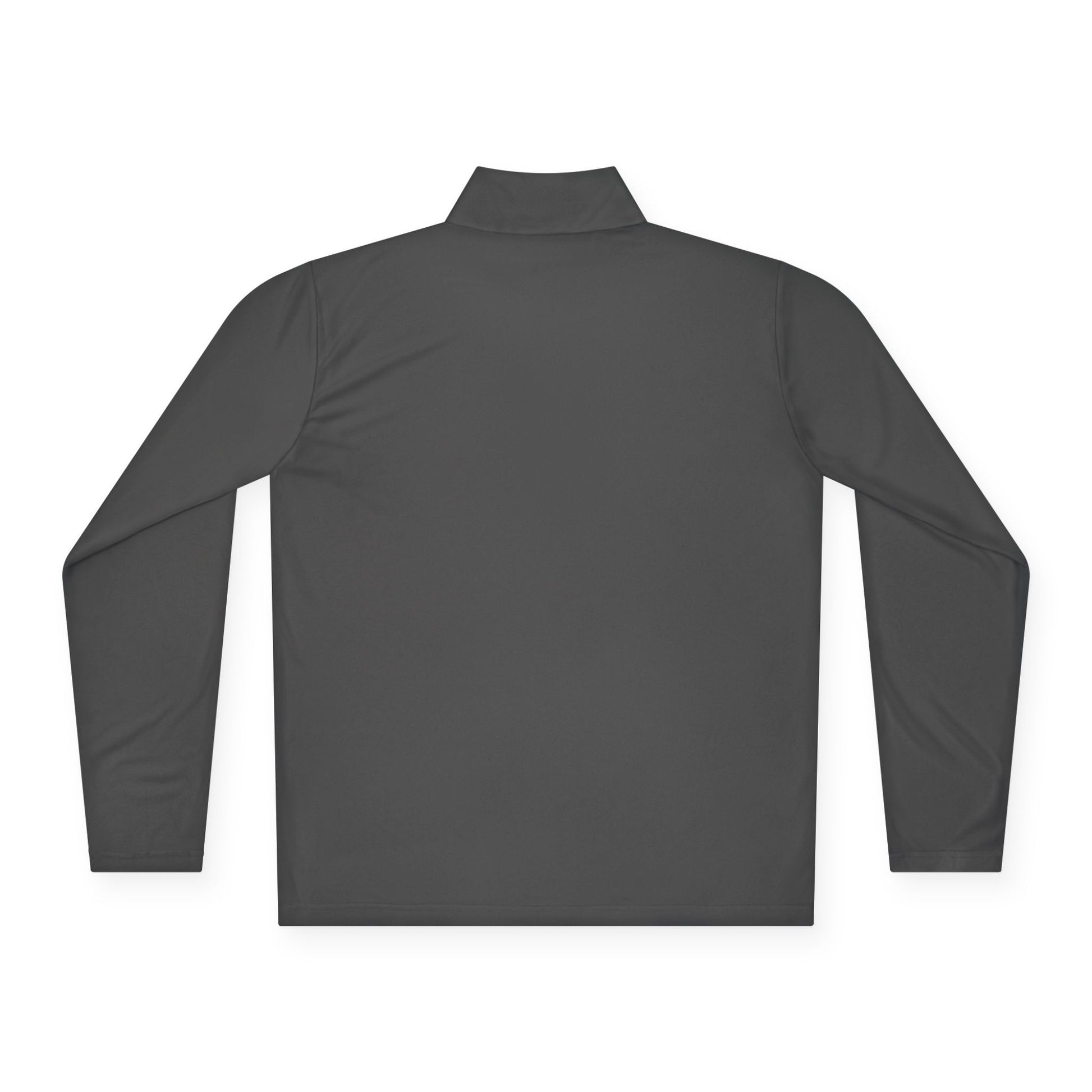 Sometimes they fly long Pickleball sleeve colored logo only performance sports grey quarter-zip back 