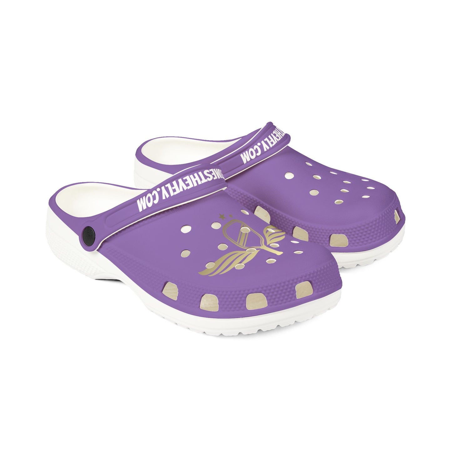 Sometimes They Fly Idiocracy Kicks Purp aggressive pickleball crocs