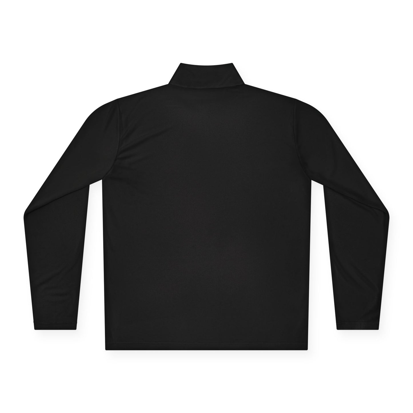 Sometimes they fly long Pickleball sleeve colored logo only performance sports black quarter-zip back