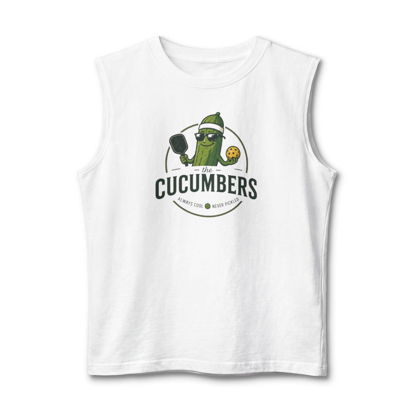 Pickleball Club 'The Cucumbers' Muscle Tank