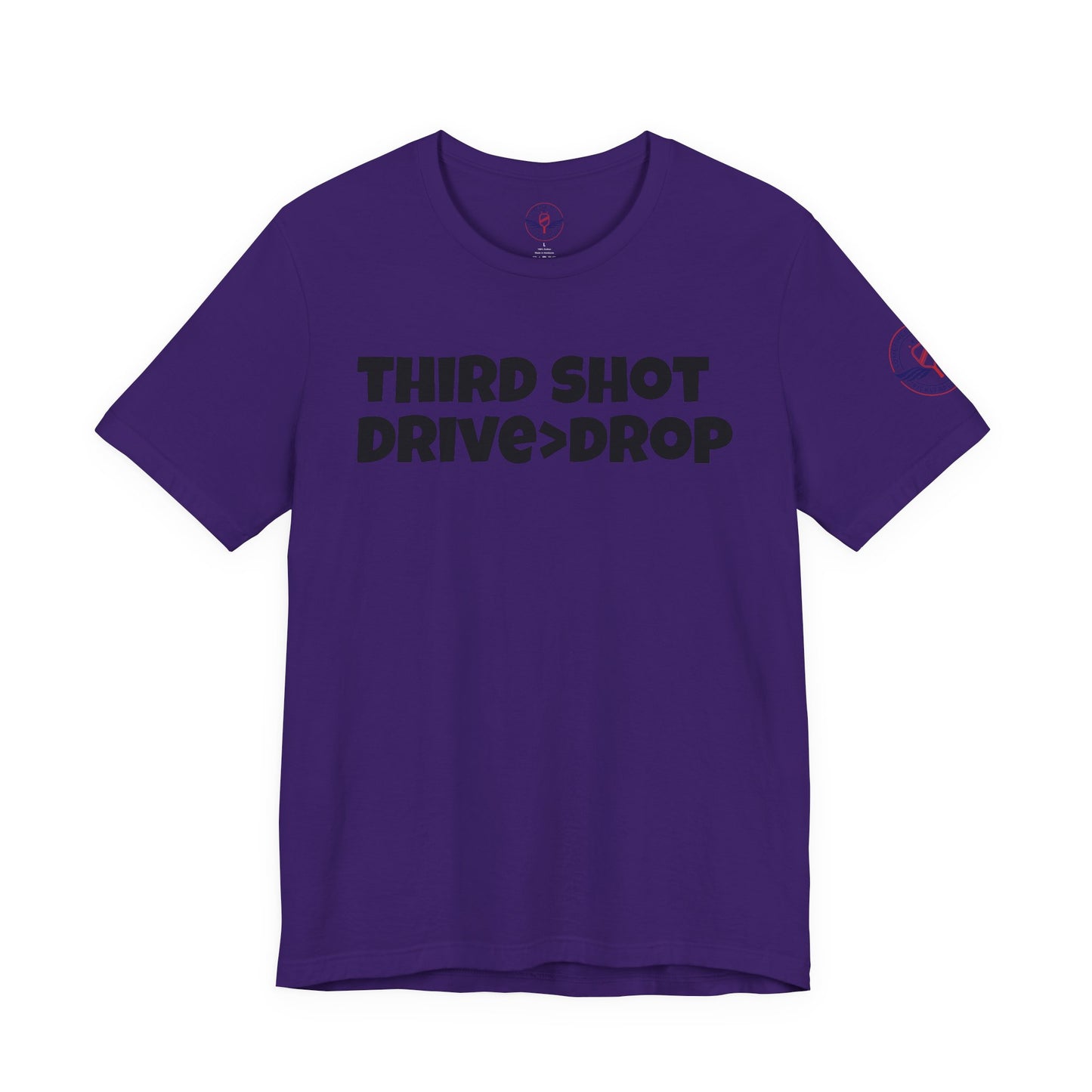 Third Shot Drive Drop Tee - Unisex Jersey T-Shirt for pickleballers and Sports Lovers