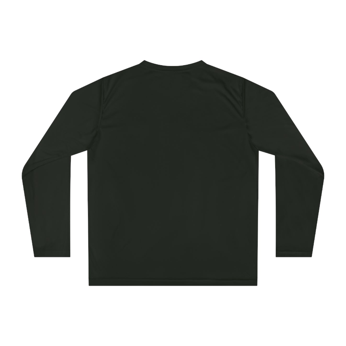 Sometimes they fly long sleeve Pickleball logo only performance sports shirt black back 