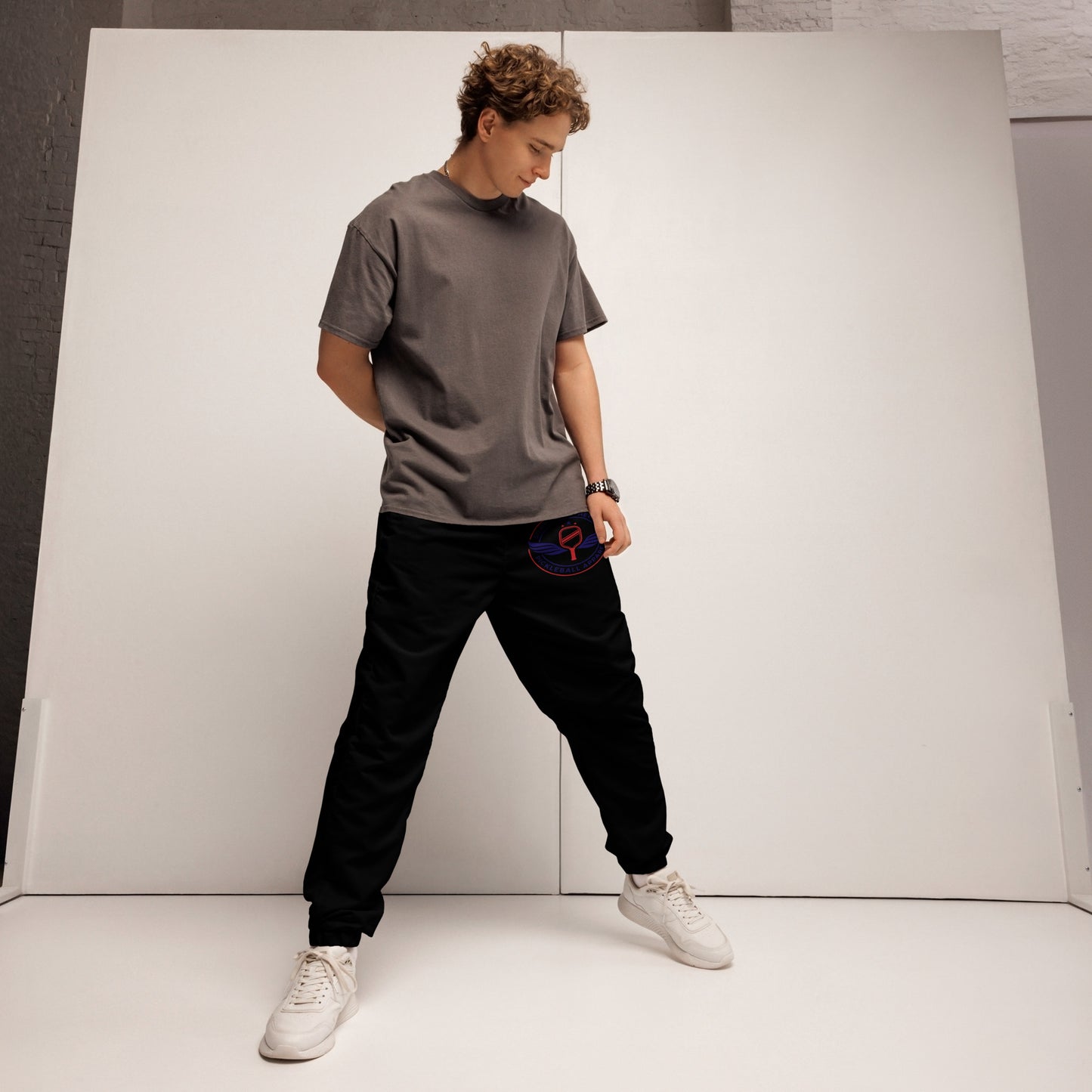 Sometimes They Fly black pickleball sweat pants 
