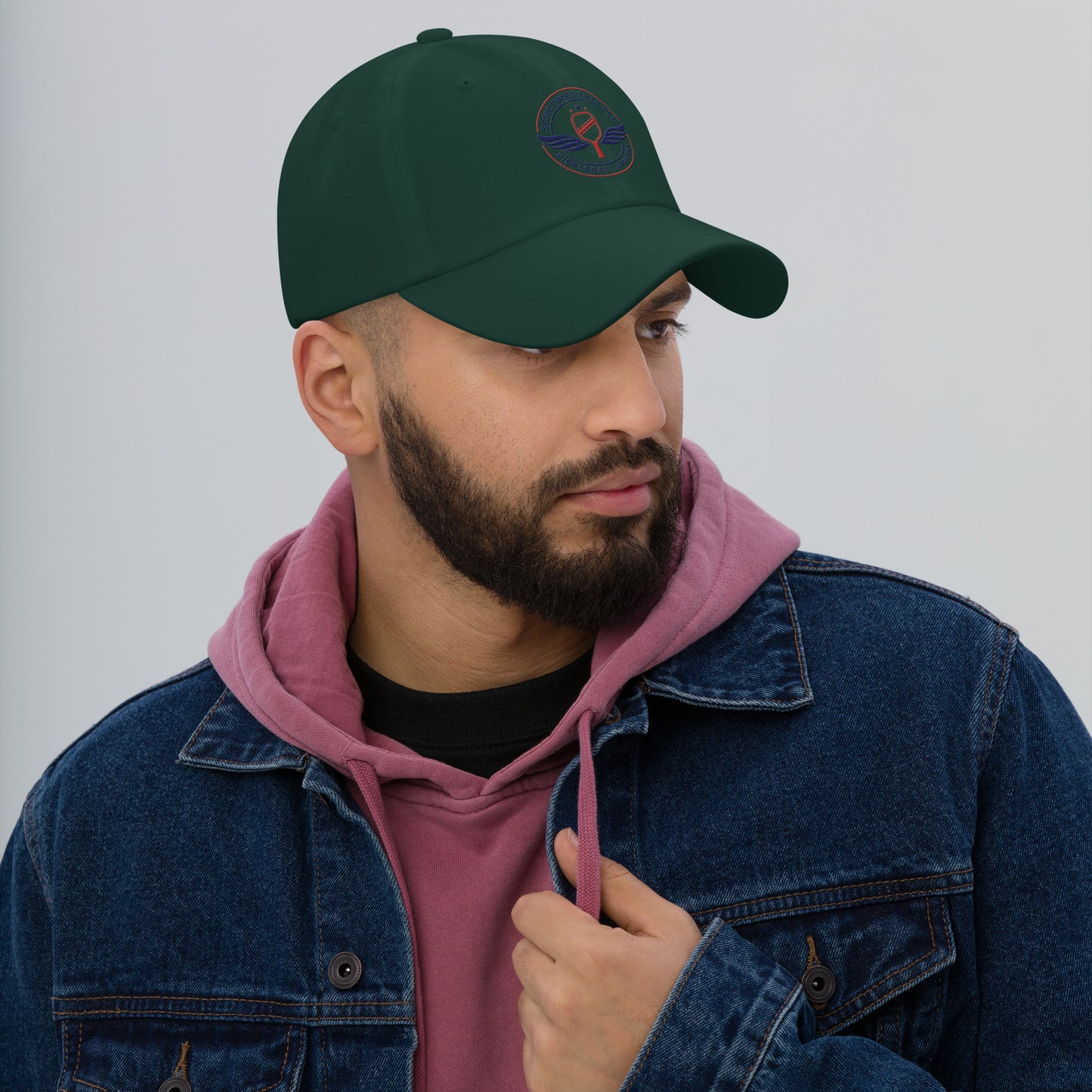 Sometimes They Fly pickleball Dad hat green 