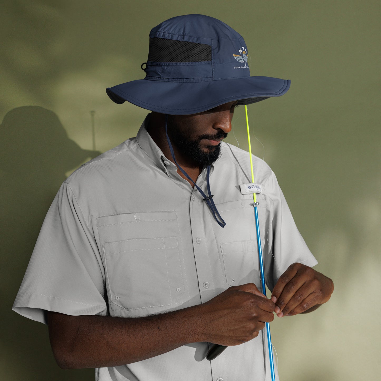Sometimes They Fly columbia bucket hat  for aggressive pickleball