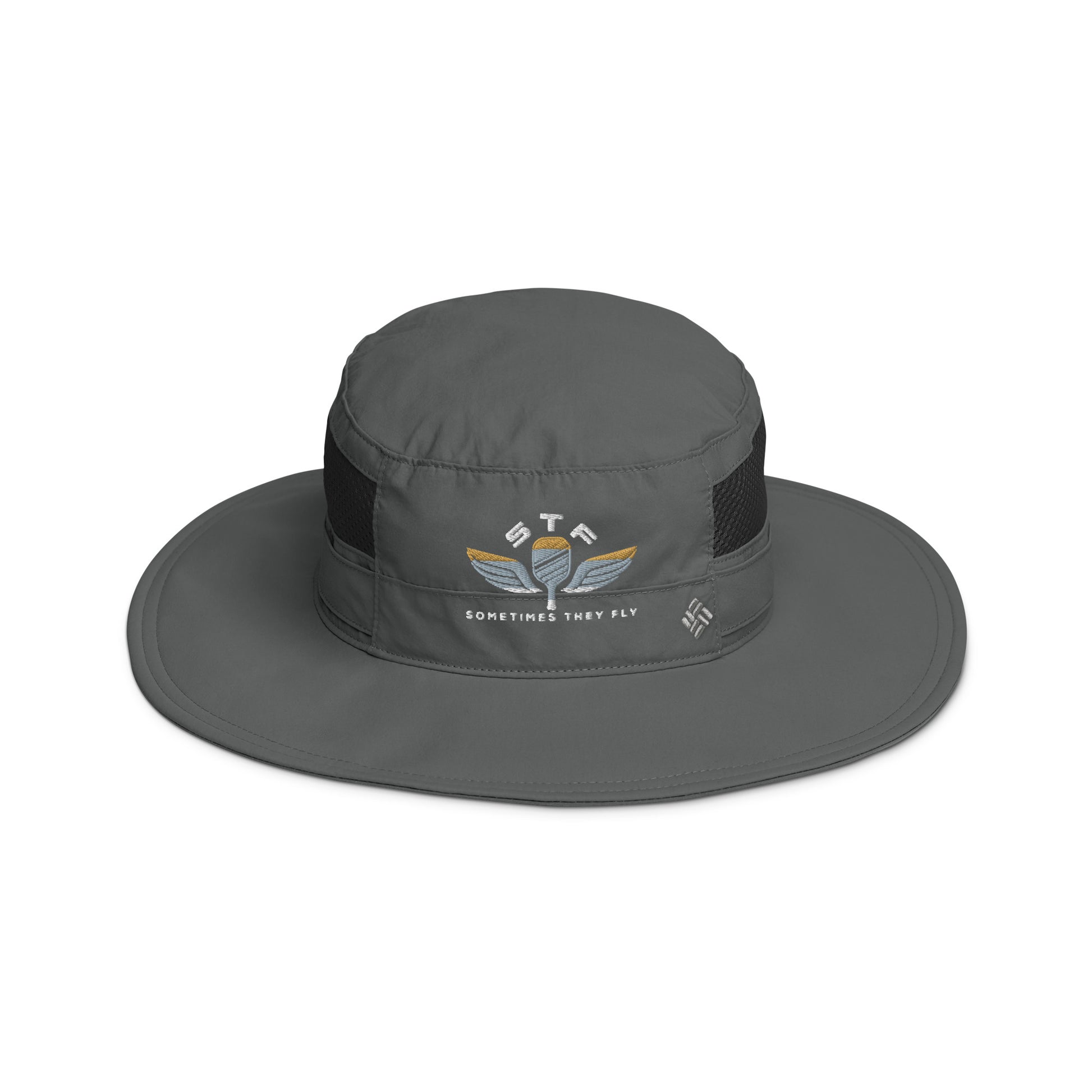 Sometimes They Fly columbia bucket hat  for aggressive pickleball