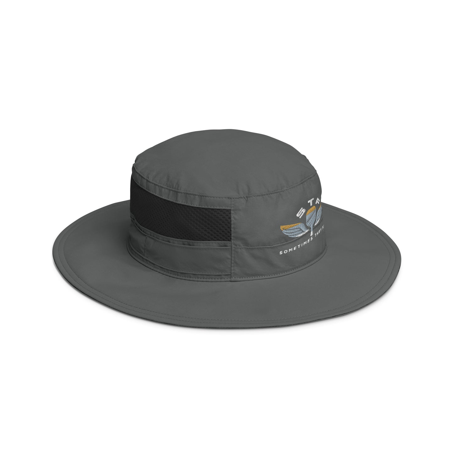Sometimes They Fly columbia bucket hat  for aggressive pickleball