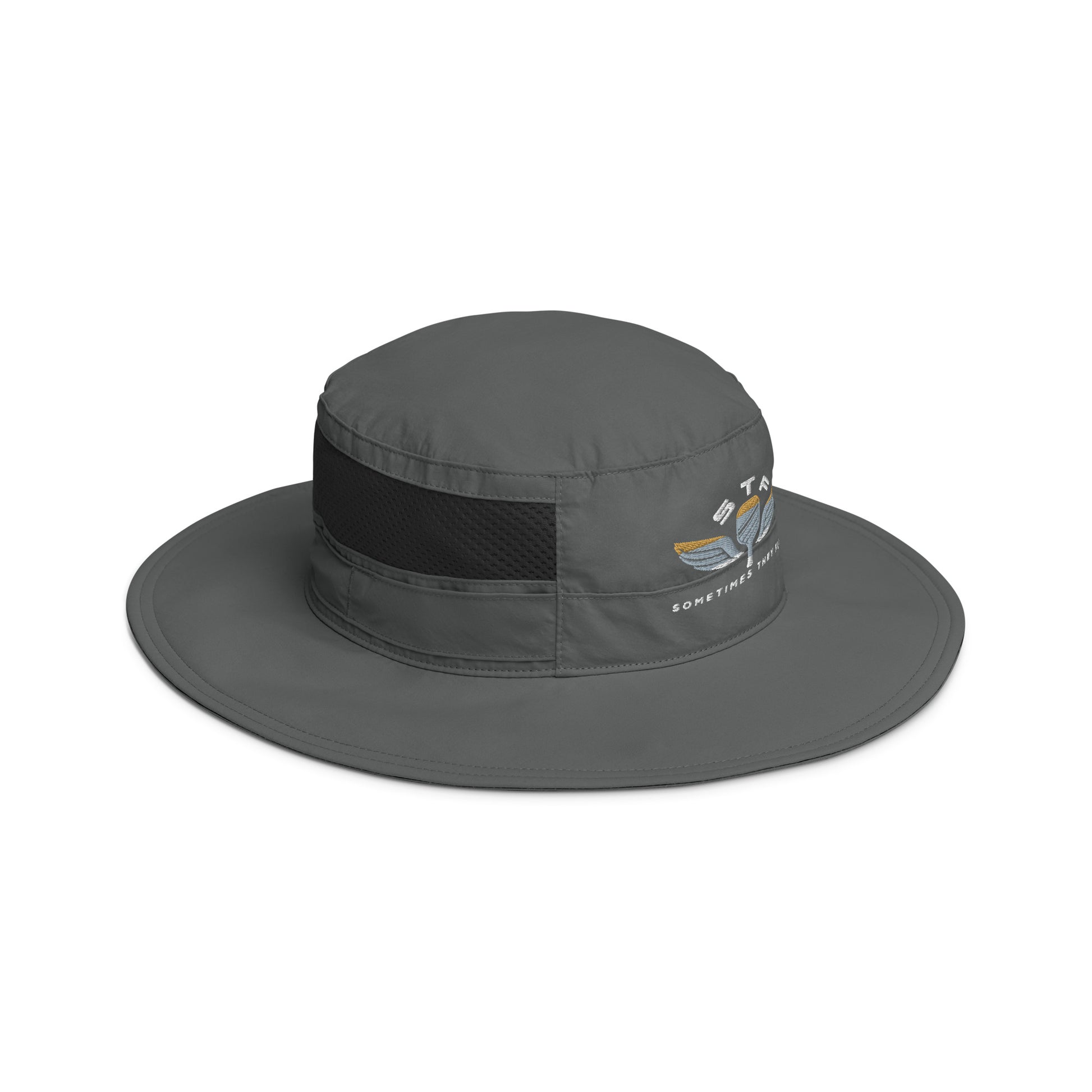 Sometimes They Fly columbia bucket hat  for aggressive pickleball