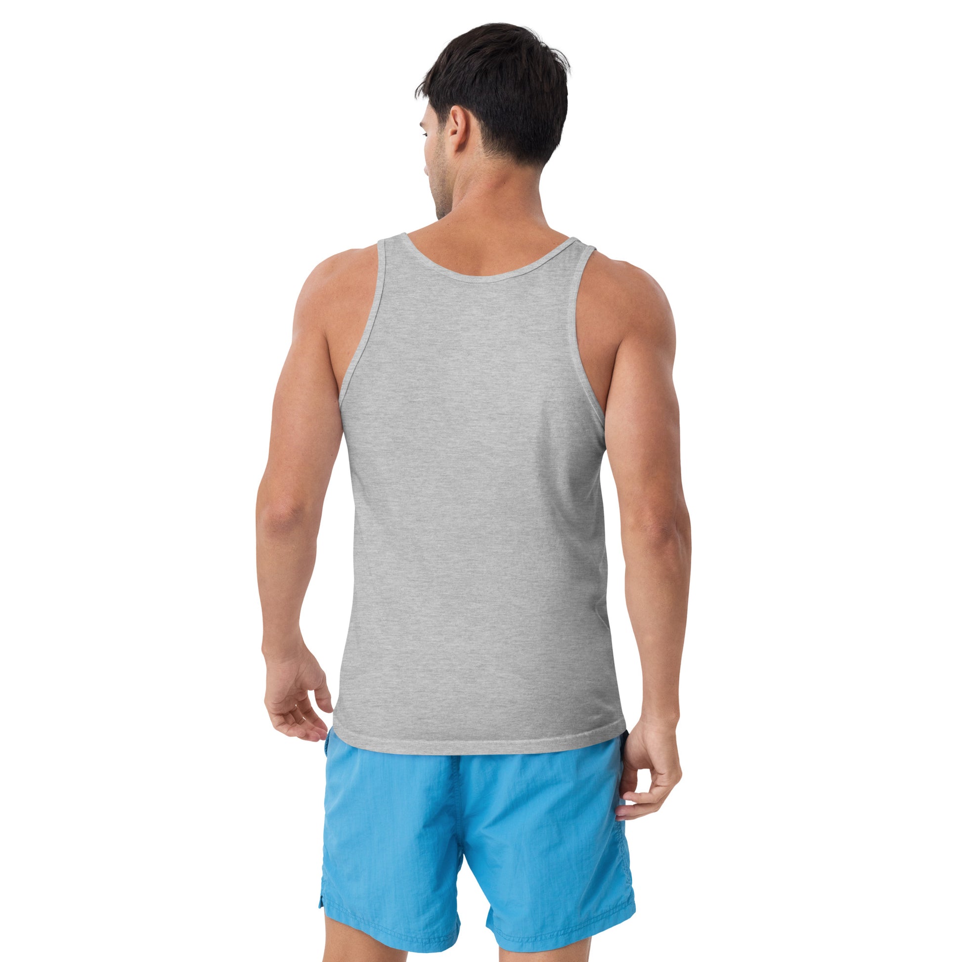 Sometimes they fly heather grey pickleball athletic tank top