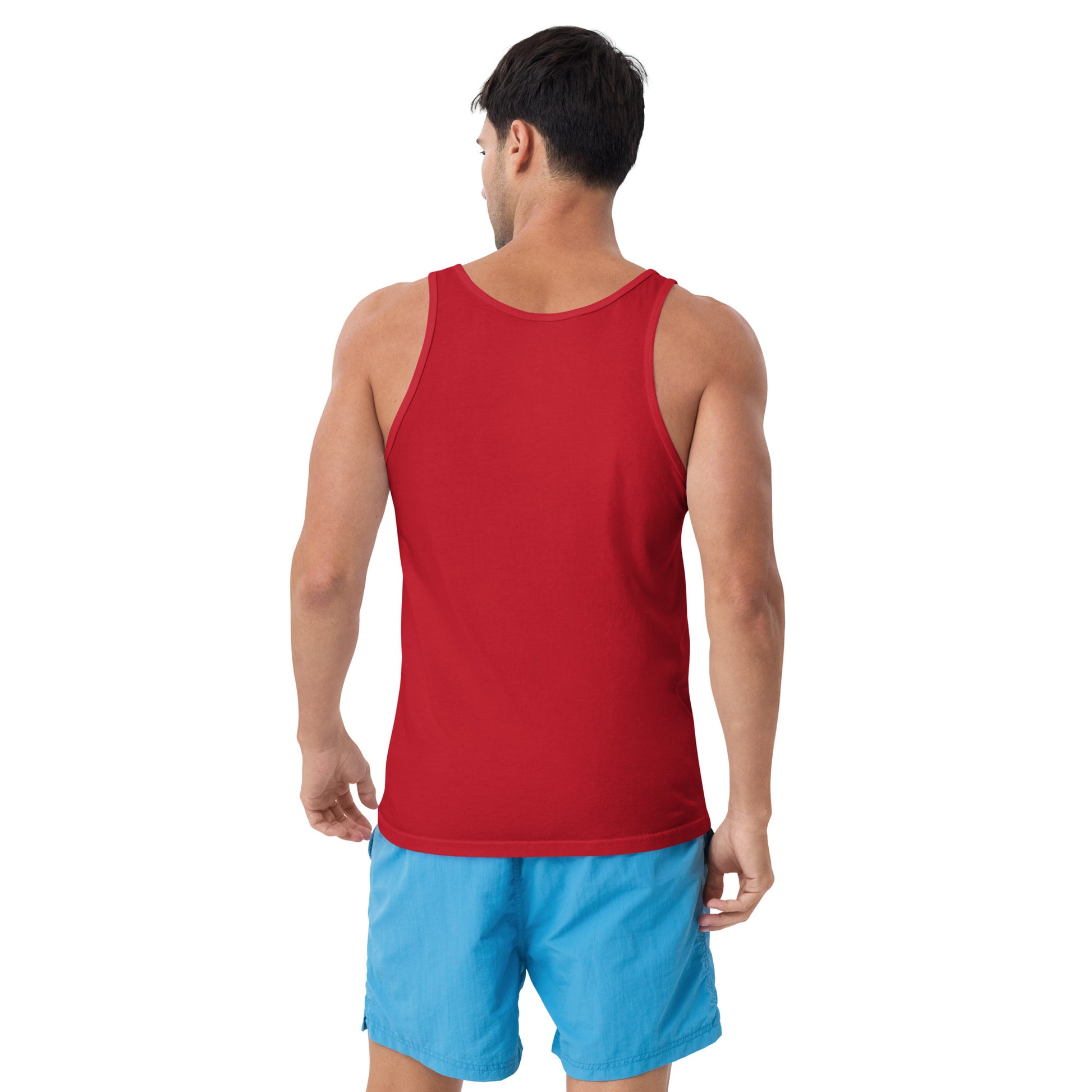 Sometimes they fly red pickleball athletic tank top