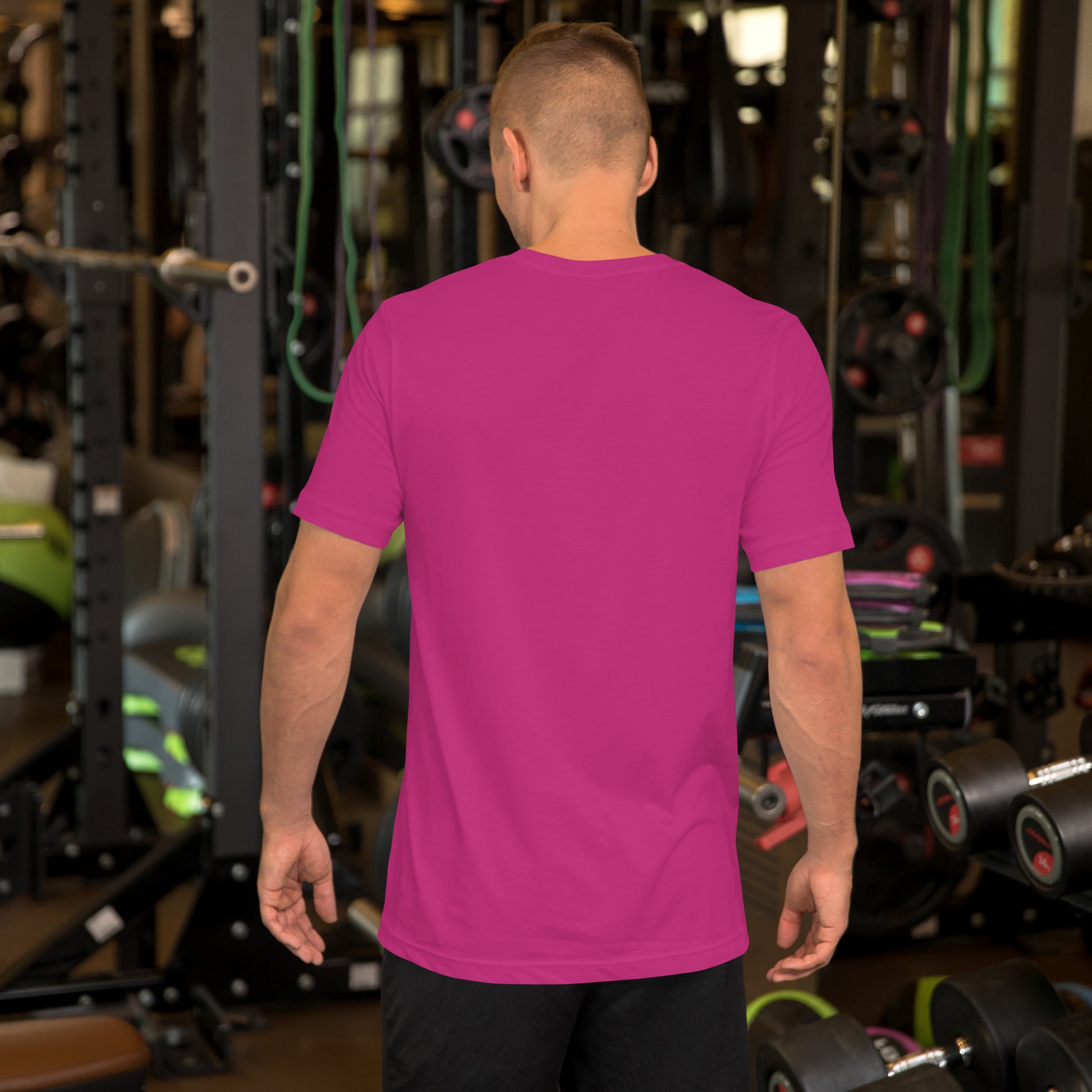 Sometimes they fly pickleball/casual/gym shirt pink big gold logo