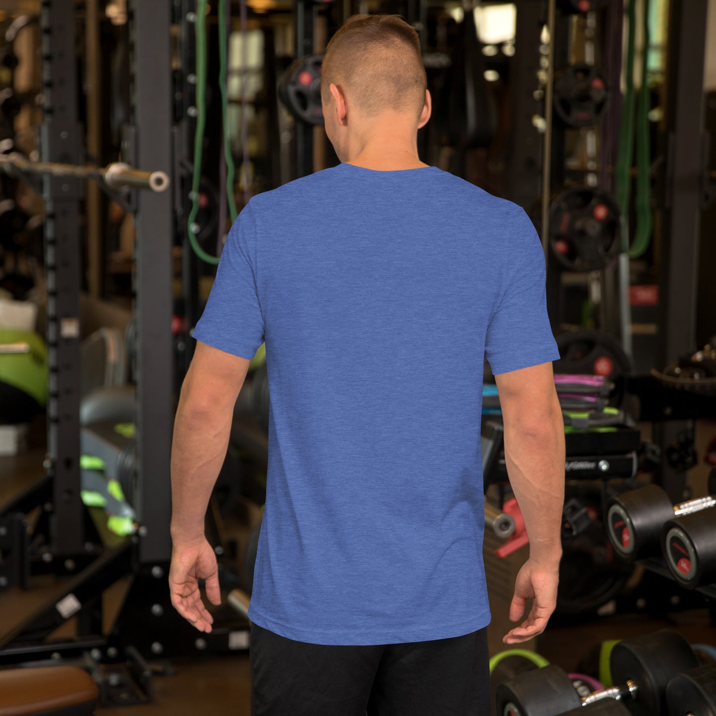 Sometimes they fly pickleball/casual/gym shirt blue big gold logo
